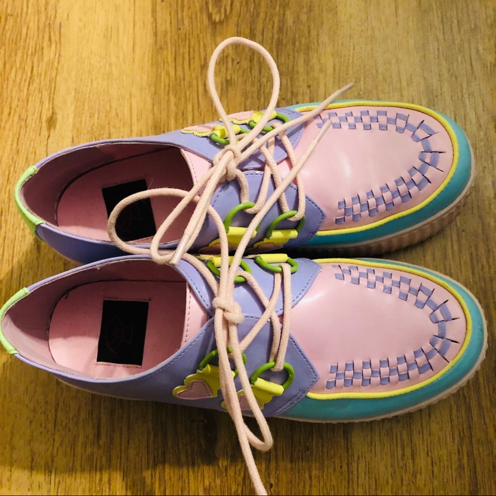 Y.R.U. Pastel Krypt Kreeper Creeper Shoes 9